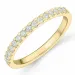 diamant alliancering i 14 karat guld 0,24 ct