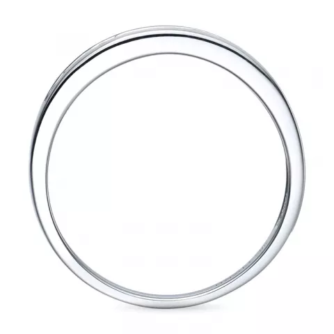 rubin ring i 14 karat hvidguld 0,11 ct 0,26 ct