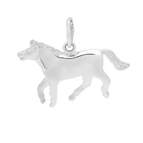 Heste vedhæng i sølv