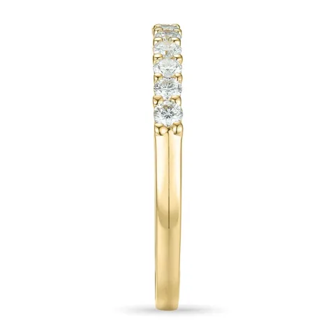 Diamant alliancering i 14 karat guld 0,26 ct