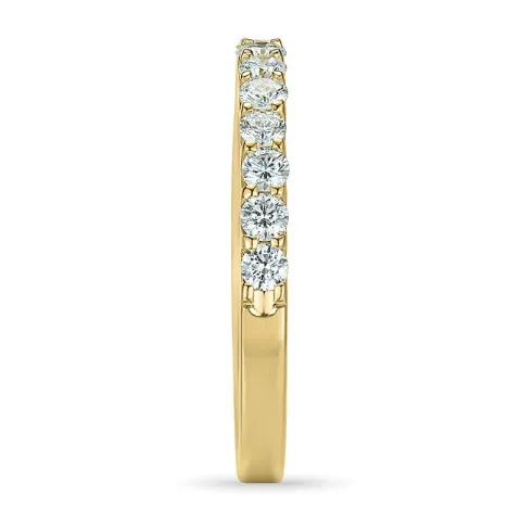 Diamant alliancering i 14 karat guld 0,51 ct