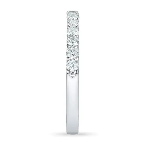 Diamant alliancering i 14 karat hvidguld 0,49 ct