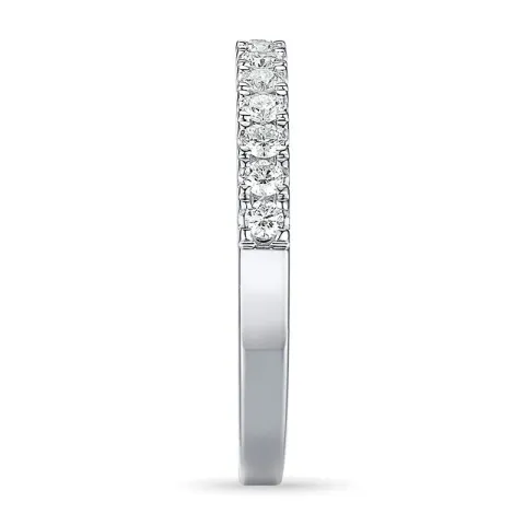 Diamant alliancering i 14 karat hvidguld 0,26 ct