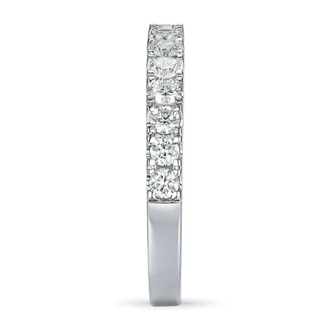 Diamant alliancering i 14 karat hvidguld 0,48 ct