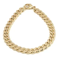 BNH panserarmbånd i 14 karat guld 18,5 cm x 6,1 mm