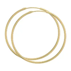 44 mm BNH creoler i 8 karat guld